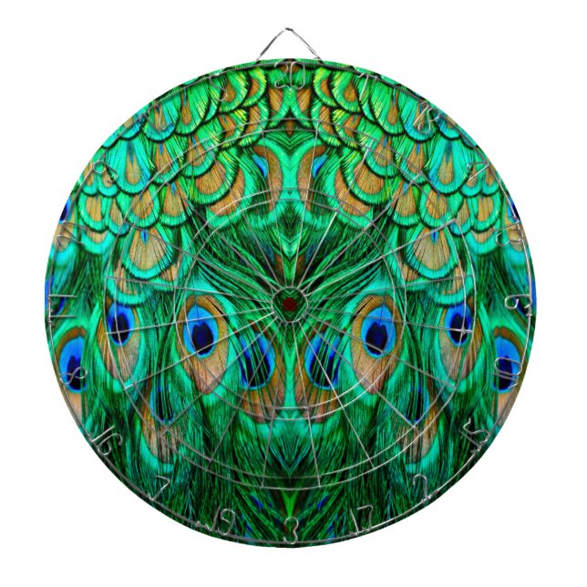 Tabla Dardos Penas de Pavão Gloriosas (Frente)