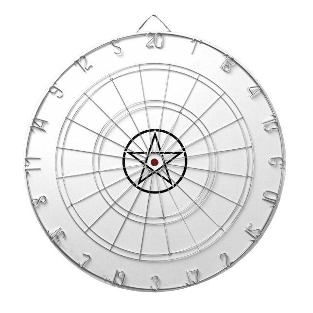 Tabla Dardos Pentagrama do Wiccan (Frente)