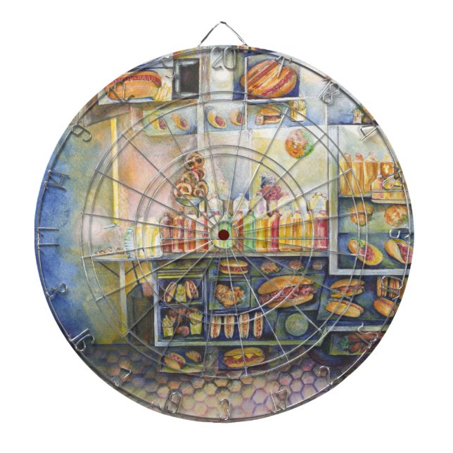 Tabla Dardos Perigosamente Perto De Diversão (Frente)