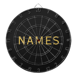 Tabla Dardos Personalizado Com Sobrenome ou Apelido Neles