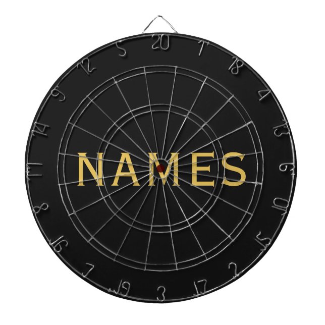 Tabla Dardos Personalizado Com Sobrenome ou Apelido Neles (Frente)