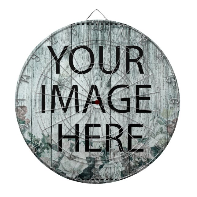 Tabla Dardos Personalizado com Sua Própria Foto & Texto (Frente)