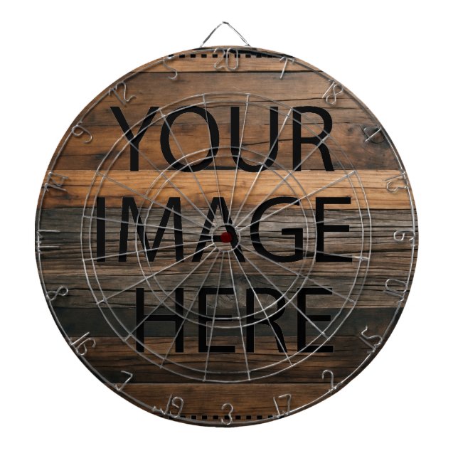 Tabla Dardos Personalizado com Sua Própria Foto & Texto (Frente)