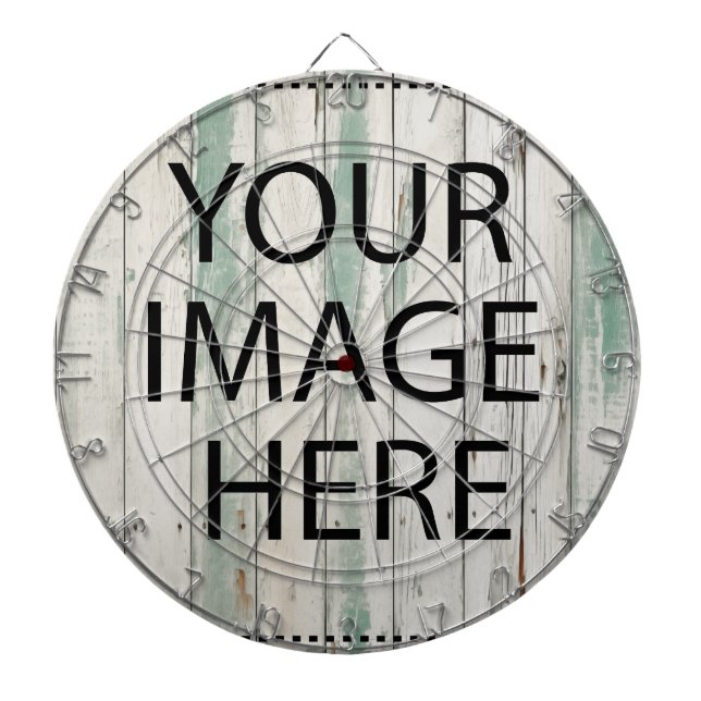 Tabla Dardos Personalizado com Sua Própria Foto & Texto (Frente)