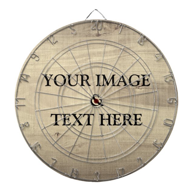Tabla Dardos Personalizado com Sua Própria Foto & Texto (Frente)