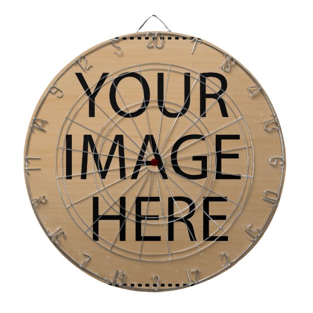 Tabla Dardos Personalizado com Sua Própria Foto & Texto (Frente)