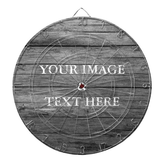 Tabla Dardos Personalizado com Sua Própria Foto & Texto (Frente)