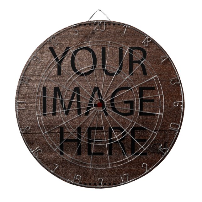 Tabla Dardos Personalizado com Sua Própria Foto & Texto (Frente)