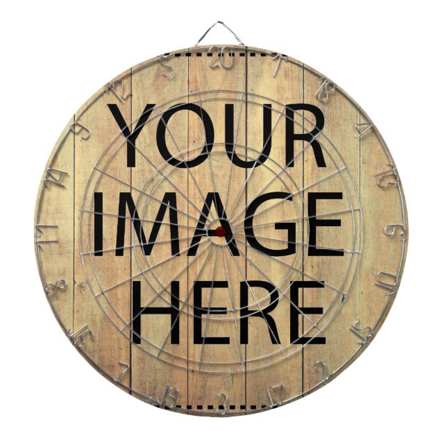 Tabla Dardos Personalizado com Sua Própria Foto & Texto (Frente)