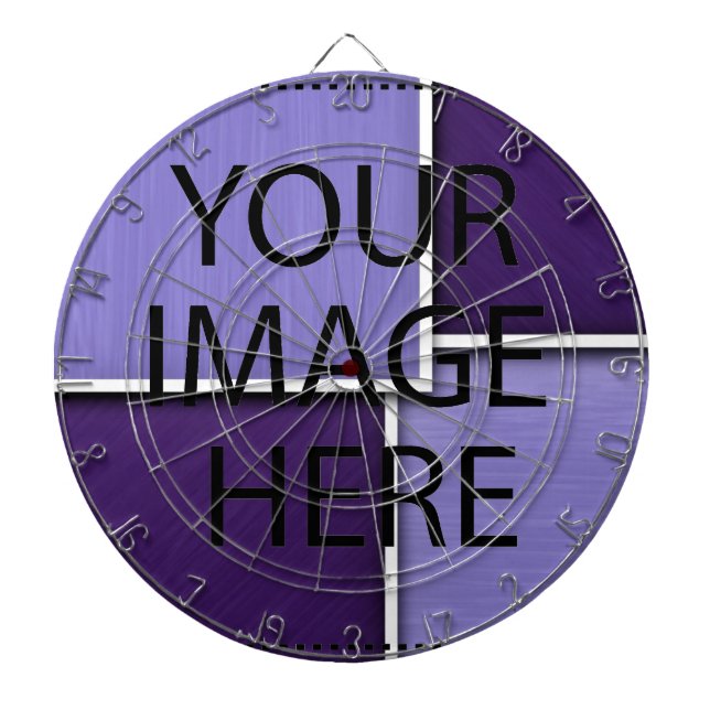 Tabla Dardos Personalizado com Sua Própria Foto & Texto (Frente)