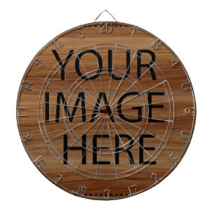 Tabla Dardos Personalizado com Sua Própria Foto & Texto