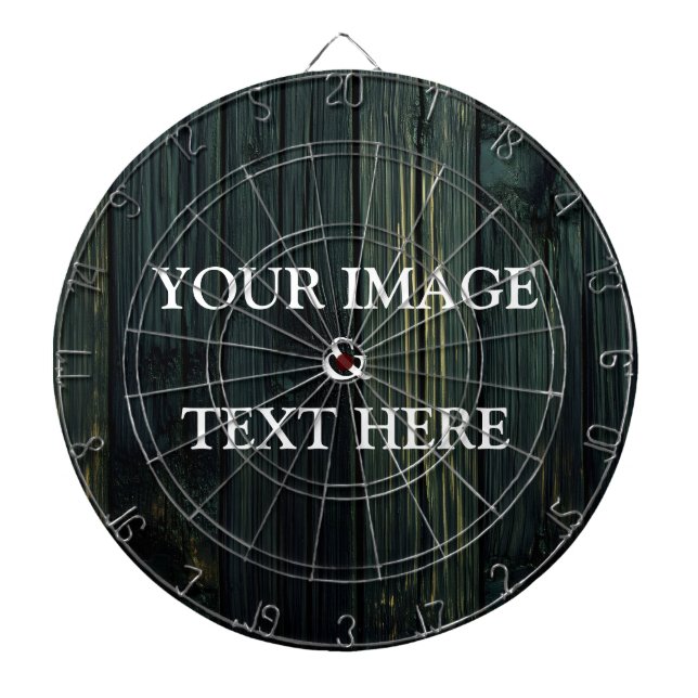 Tabla Dardos Personalizado com Sua Própria Foto & Texto (Frente)