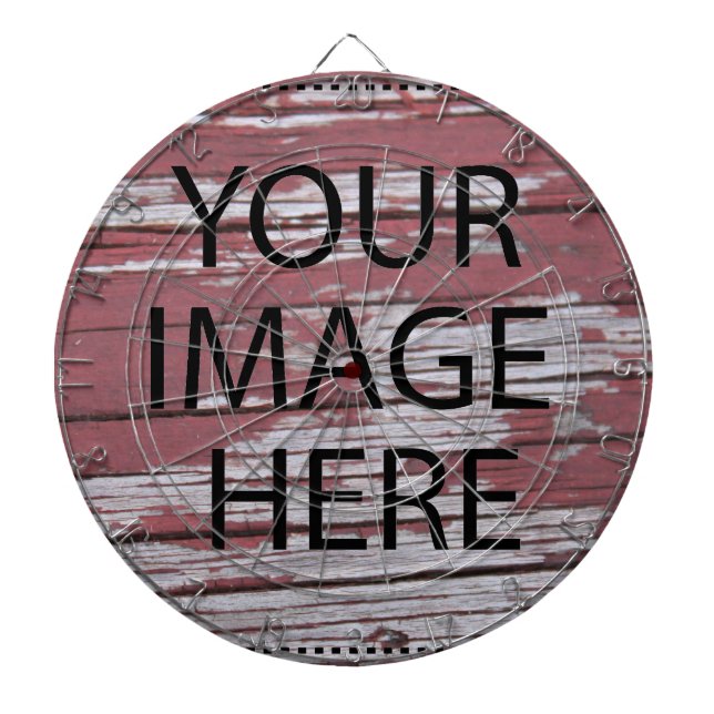 Tabla Dardos Personalizado com Sua Própria Foto & Texto (Frente)
