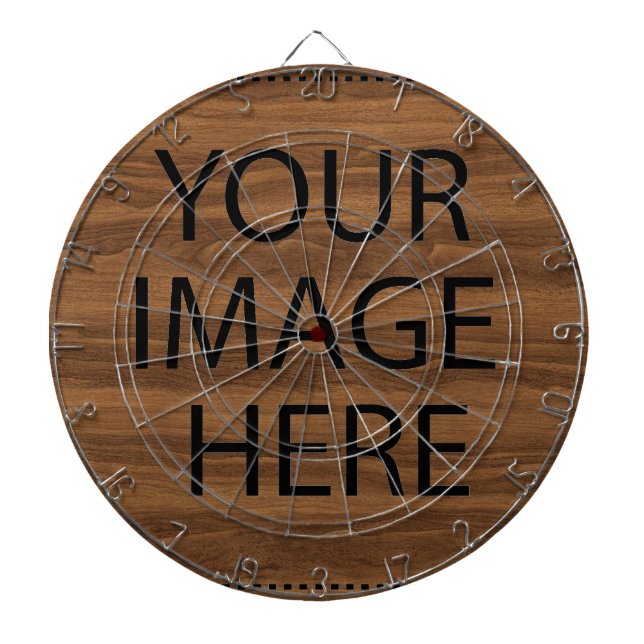 Tabla Dardos Personalizado com Sua Própria Foto & Texto (Frente)