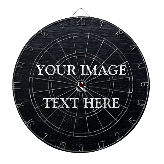 Tabla Dardos Personalizado com Sua Própria Foto & Texto (Frente)