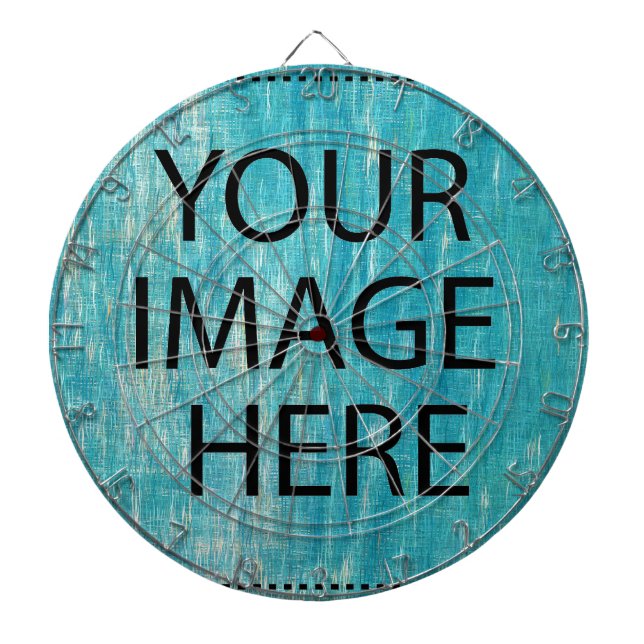 Tabla Dardos Personalizado Crie o Seu Próprio Foto & Texto (Frente)