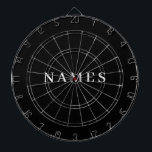Tabla Dardos Personalizar preto simples adicione seu nome legan<br><div class="desc">Simples Preto Personalizado Adicione Seu Nome Elegante Design para Qualquer Pessoa.</div>