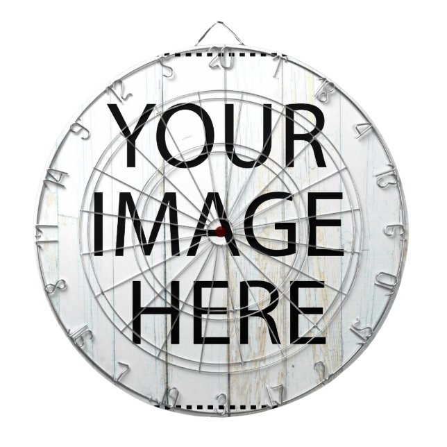 Tabla Dardos Personalized Custom Your Own Photo & Text Dart Boa (Frente)