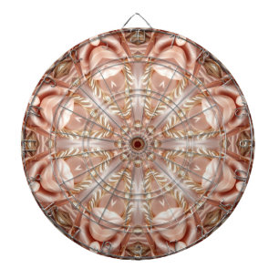 Tabla Dardos Pessel Floral Laranja
