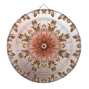 Tabla Dardos Pessel Floral Laranja