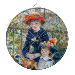 Tabla Dardos Pierre-Auguste Renoir - Duas irmãs no Terrace