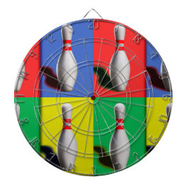 Tabla Dardos Pilhas de Boliche Negrito