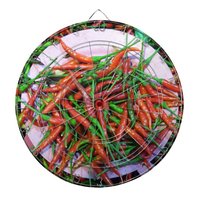 Tabla Dardos Pimentos-pimentões-de-pássaro (Frente)