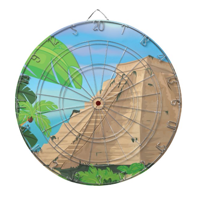 Tabla Dardos Pirâmide Aztec (Frente)