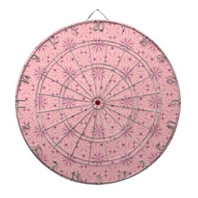 Tabla Dardos Pixels cor-de-rosa (Frente)