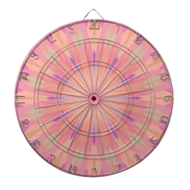 Tabla Dardos Pixels rosa 3 (Frente)