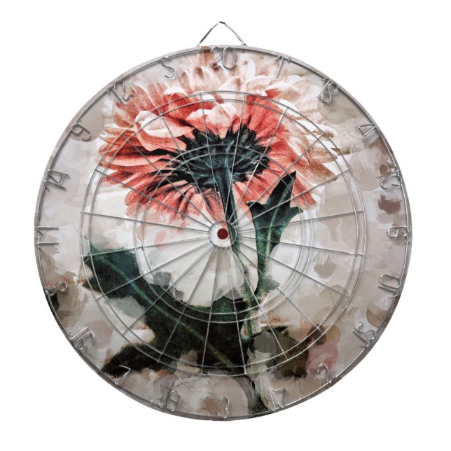 Tabla Dardos Placa Dahlia Dreamy Dart Flutuante (Frente)