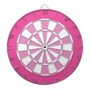 Tabla Dardos Placa Dart: Branco, Rosa claro E Dar Rosa Escuro