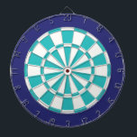 Tabla Dardos Placa Dart: Branco, Turquesa E Marinho Azul<br><div class="desc">Jogo De Placa Dart Colorida Branco,  Turquesa E Marinho Azul,  Incluindo 6 Darts Brass</div>