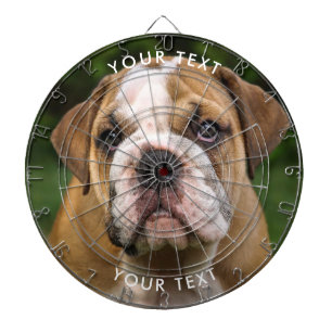 Tabla Dardos Placa Dart de Fotografia de Cão Personalizado