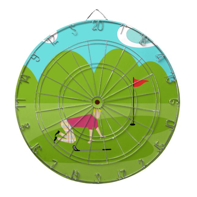 Tabla Dardos Placa Dart de Golfe (Frente)