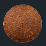 Tabla Dardos Placa Dart de Textura de Couro Castanho<br><div class="desc">Agora,  vocês podem apreciar um conselho de dardo de textura marrom que não quebrou o banco ou matar a vaca. Este conselho de dardos de couro castanho adiciona sofisticação robusta a qualquer caverna de homem,  casa de caça,  sala de jogos ou garagem.</div>