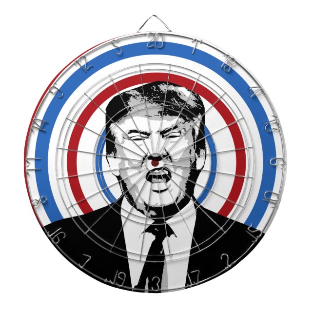 Tabla Dardos Placa Dart Donald Trump (Frente)