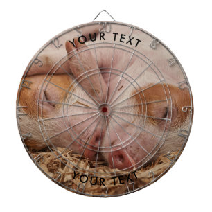 Tabla Dardos Placa Dart Fotográfica de Porcos Personalizados