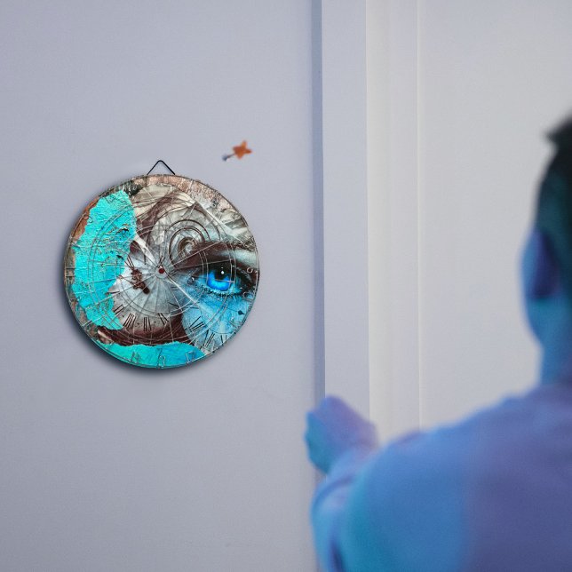 Tabla Dardos Placa Dart Olho Azul (Your opponents will be mesmerized by the beautiful blue eye ad will miss the mark!)