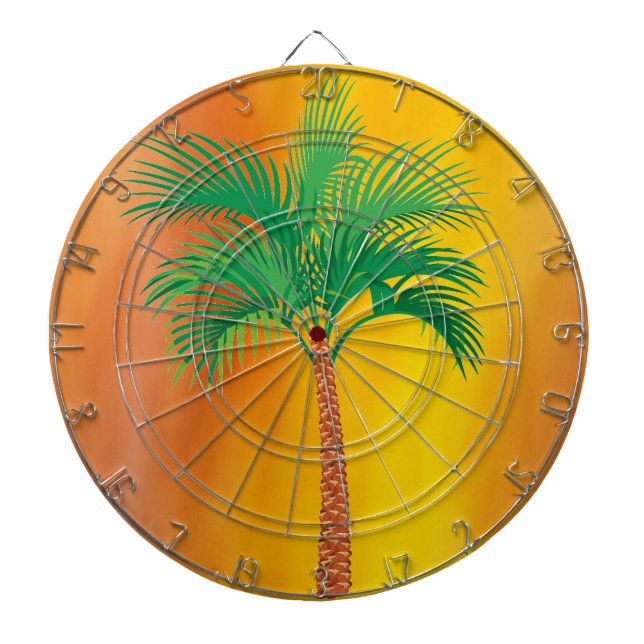 Tabla Dardos Placa Dart Palm Tree (Frente)