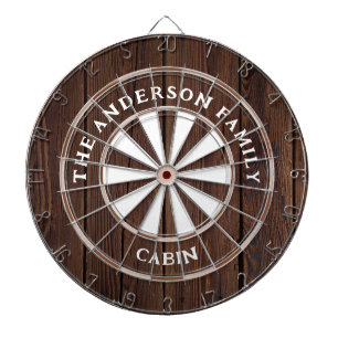 Tabla Dardos Placa Dart para Conselhos de madeira russa Dark