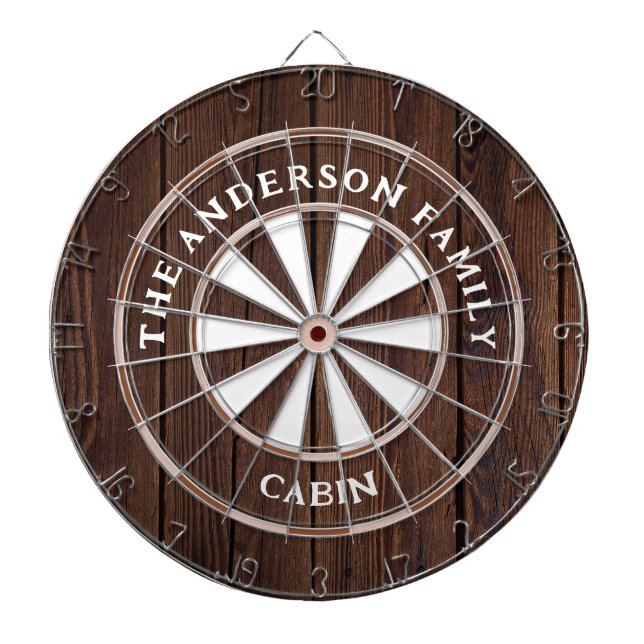 Tabla Dardos Placa Dart para Conselhos de madeira russa Dark (Frente)
