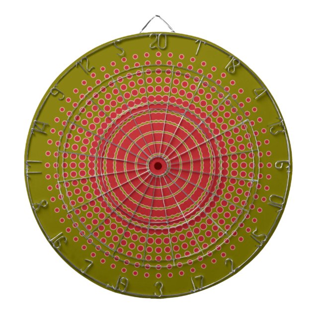 Tabla Dardos Placa Dart "Red Bullseye" (Frente)