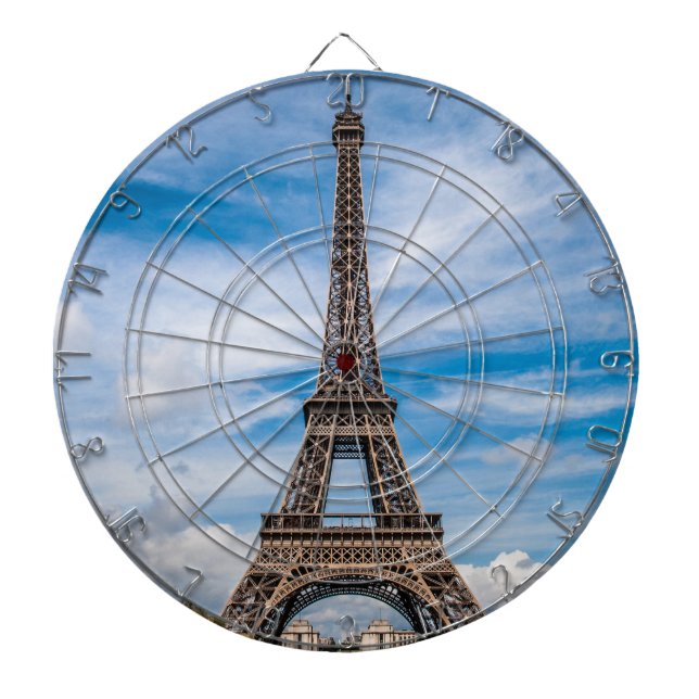 Tabla Dardos Placa Dart Torre Eiffel (Frente)