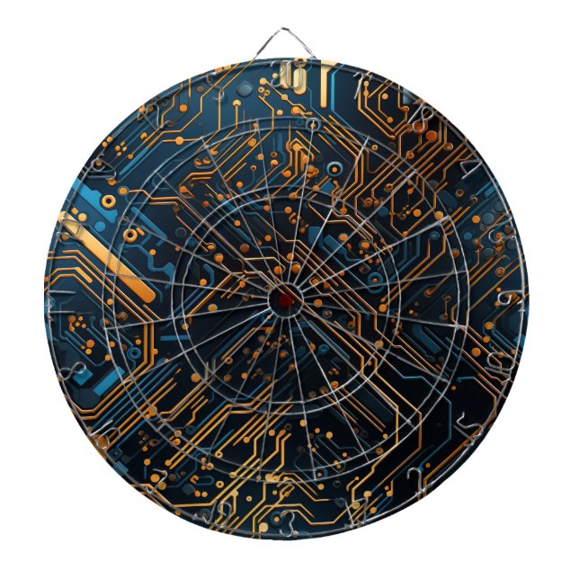 Tabla Dardos Placa Dartboard de Circuito Eletrônico (Frente)