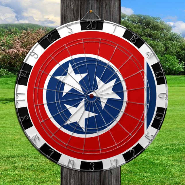 Tabla Dardos Placa Dartboard e Tennessee Flag / conselho de jog (Criador carregado)