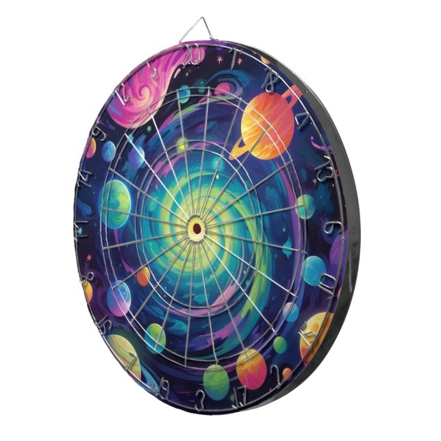 Tabla Dardos Placa de Aranha Planetária (Frente Direita)
