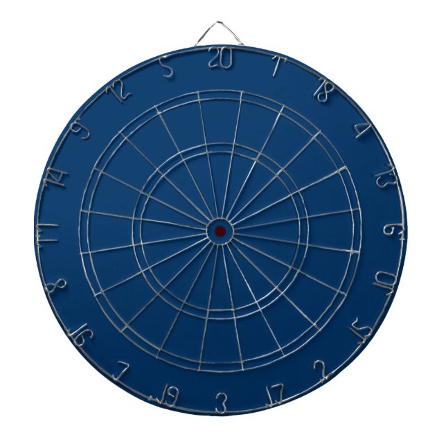 Tabla Dardos Placa de Arranque Personalizável Azul Midnight (Frente)