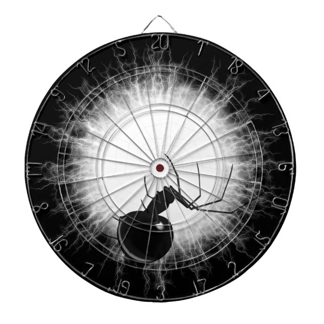 Tabla Dardos Placa de Arte Aranha da Viúva Negra (Frente)