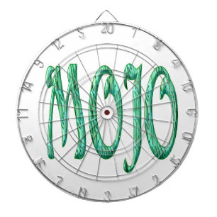 Tabla Dardos Placa de arte branca Mojo